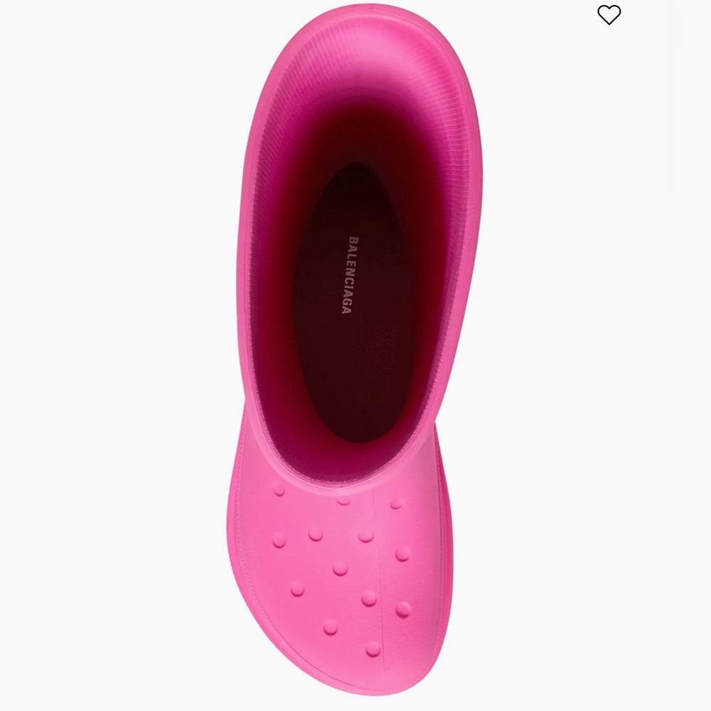 Pink balenciaga croc boots - Picture 5 of 6